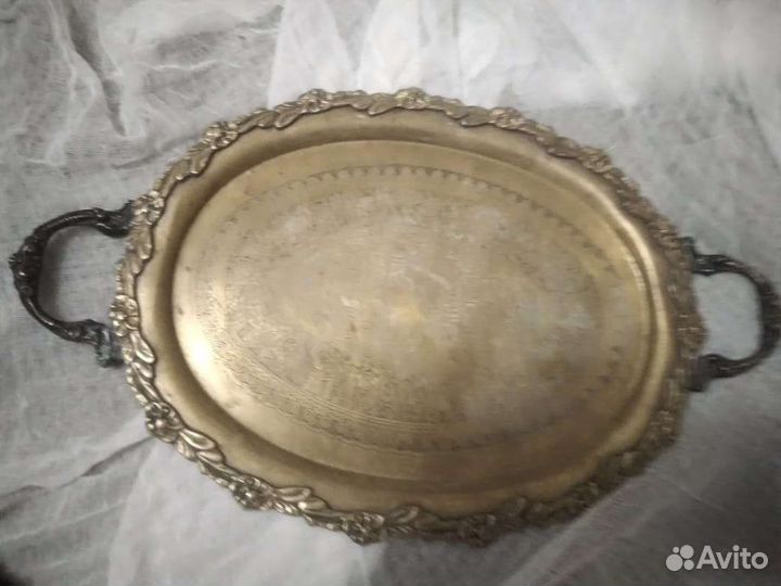 Поднос Медный