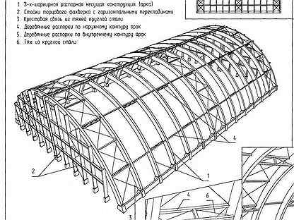 Изготовлени�е каркаса для ангара от производителя