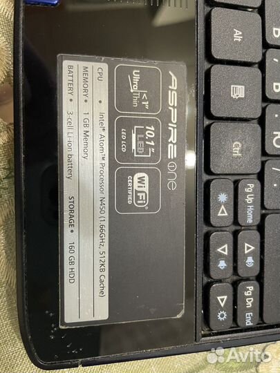 Нетбук acer aspire one