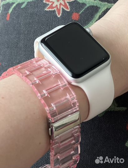 Ремешок для apple watch 42 mm розовый