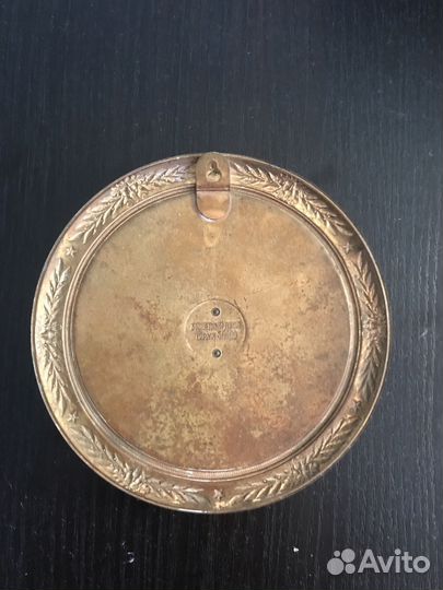 Сталин. Авторское панно. Бронза. Эмаль. Барельеф