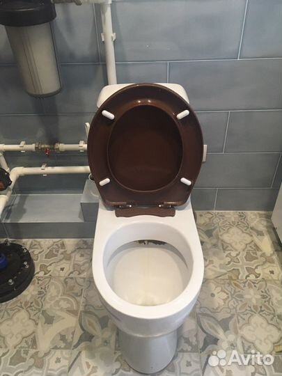 Унитаз и раковина бу