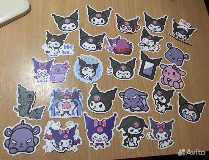 Наклейки Хеллоу китти/Куроми