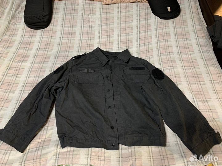 Китель и брюки спец комплект чёрный