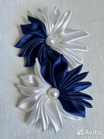 Школьные бантики ручной работы