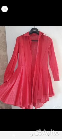 Платье рубашка 46