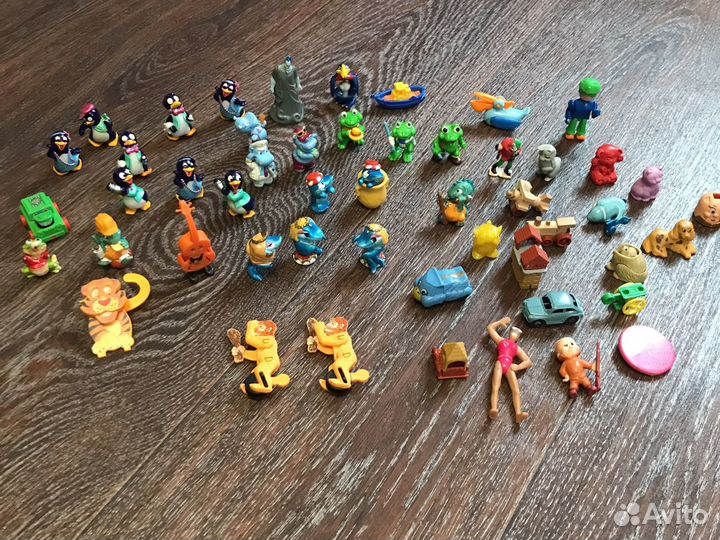 Игрушки из киндер сюрприза из 90-х