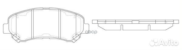 Колодки тормозные FP1338 FIT