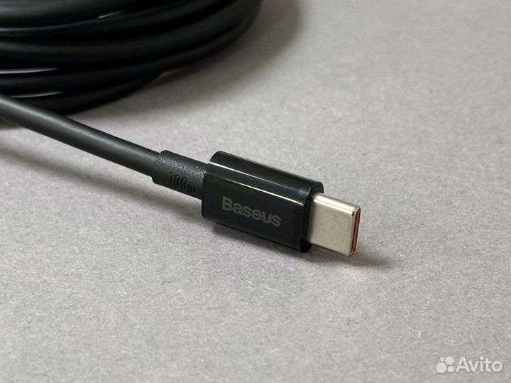 Кабель Type-C на Type-C 100W Baseus