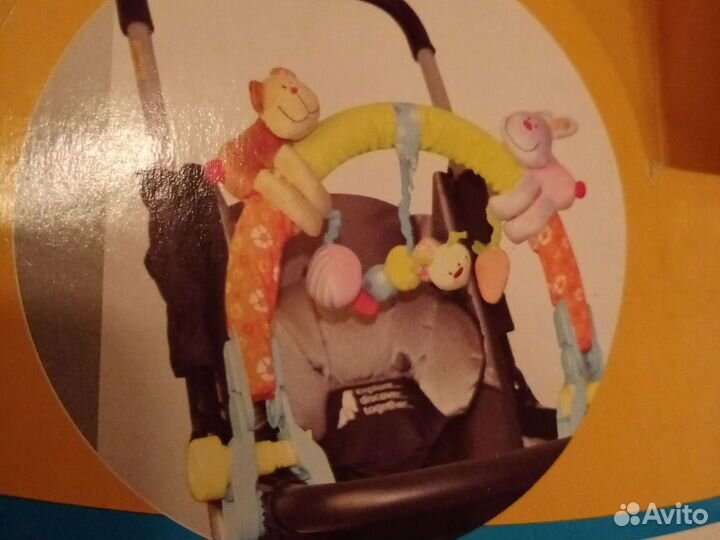 Дуга с игрушками мягкая полностью