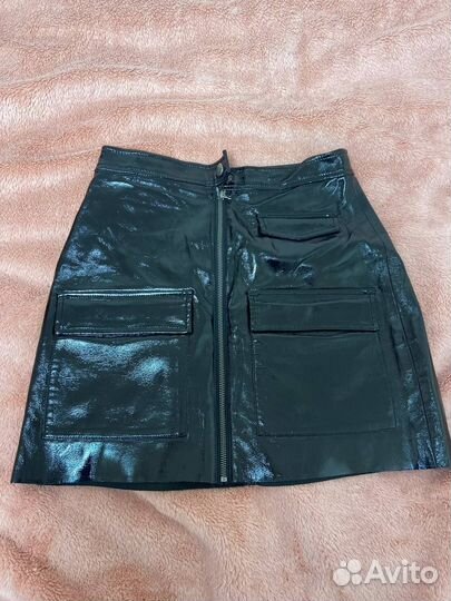 Кожаная юбка