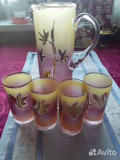 Кувшин стекло Чехия