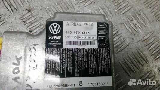 Блок управления airbag volkswagen tiguan 1 (CNT11OQ01)