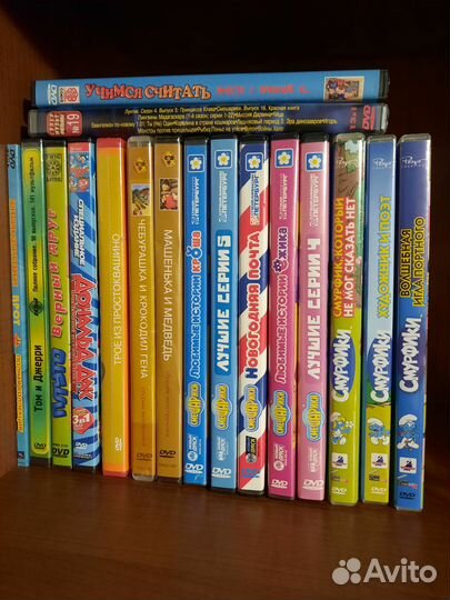 Диски DVD (мульфильмы)
