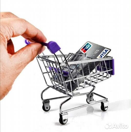Тележка - корзинка для мелочей б/у