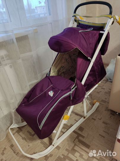 Детские санки коляска