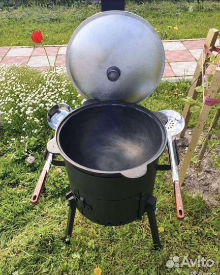 Казан чугунный 16 литров