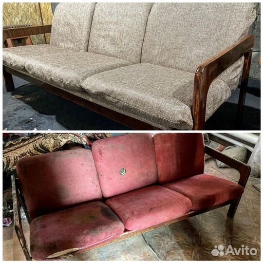 Перетяжка мягкой мебели, автомобилей