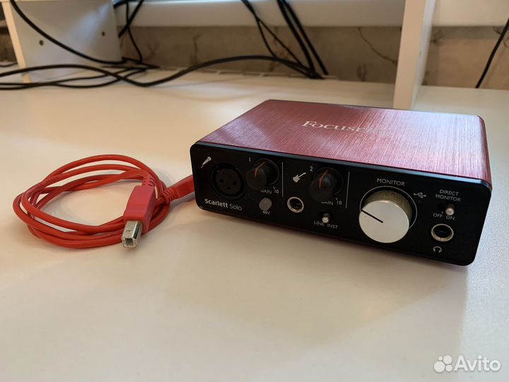Звуковая карта focusrite scarlett solo