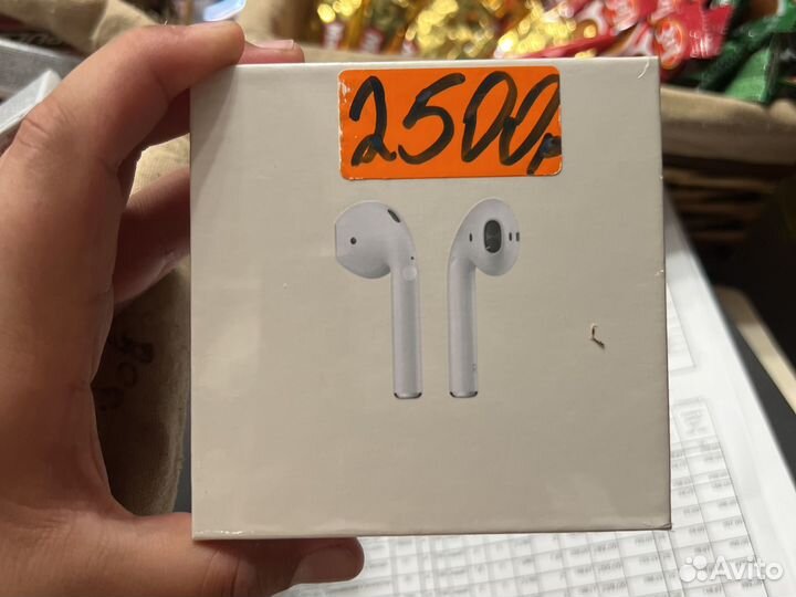 Беспроводные наушники apple airpods 2