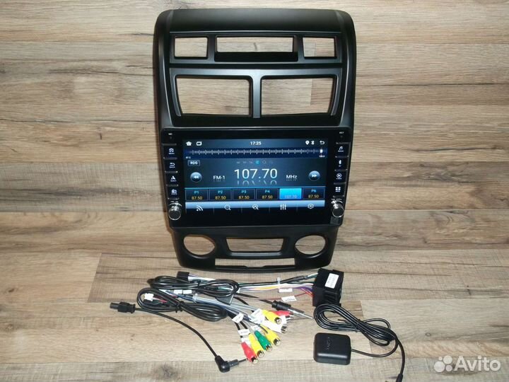 Магнитола Kia Sportage 2 Android физические кнопки