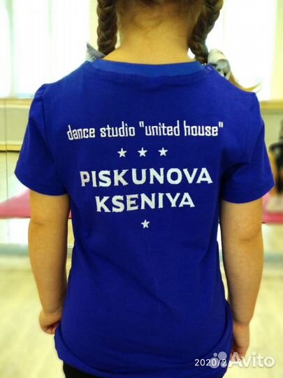 Футболки с названием коллектива