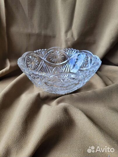 Ваза для фруктов хрусталь СССР