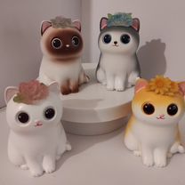 Светящиеся коллекционные фигурки котов