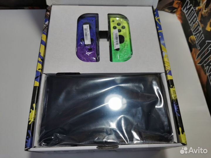 Новый Прошитый Nintendo Switch Oled Splatoon Ребол