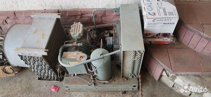 Компрессор, световой короб, вывеска