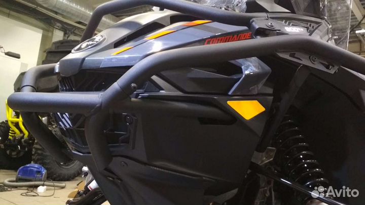 Усиленный защитный бампер на снегоход