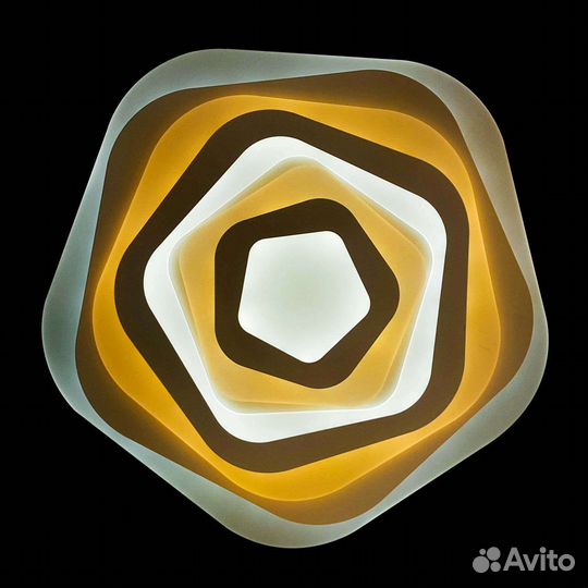 Люстра потолочная светодиодная с пультом