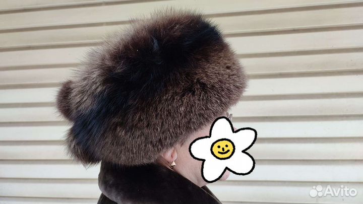 Шапка песец