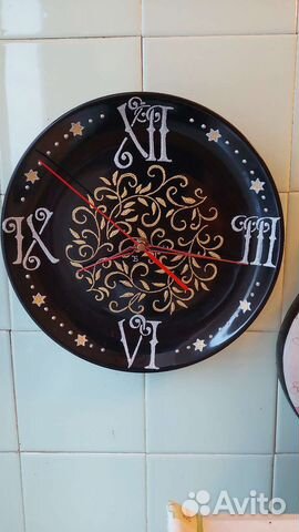 Часы Тарелка
