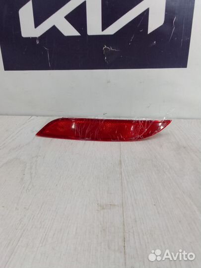 Катафот Отражатель заднего бампера Kia RIO 3 Лев
