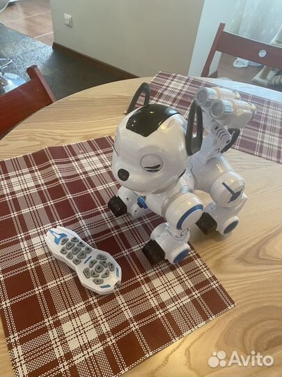 Робот собака на пульте