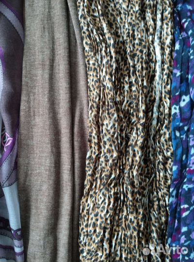 Палантины шарфы снуды б/у пакетом