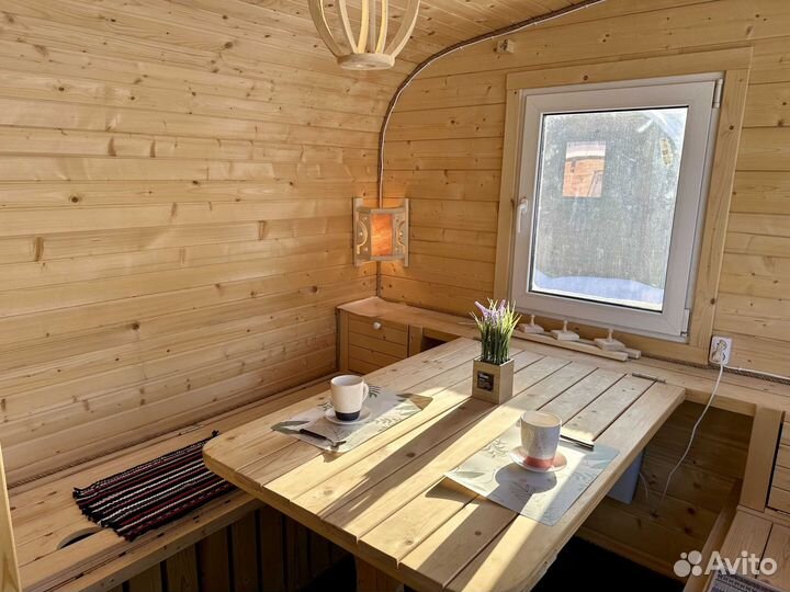 Баня бочка 6