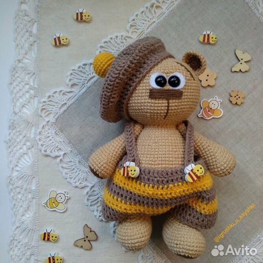 Мягкая игрушка медведь