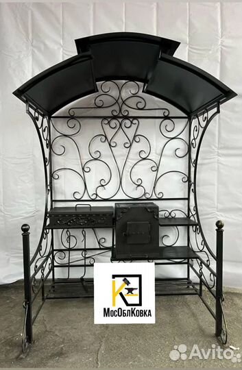 Мангал с крышей купить