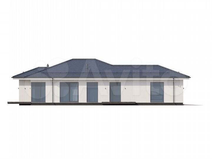 Коттедж 175 м² на участке 10 сот.