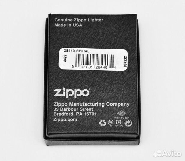 Зажигалка Zippo 28440 Spiral Оригинал Новая