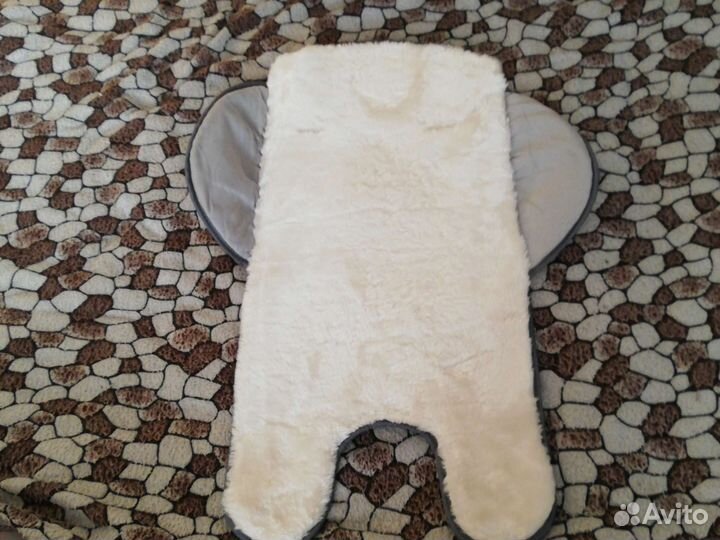 Меховой матрас в санки Nika