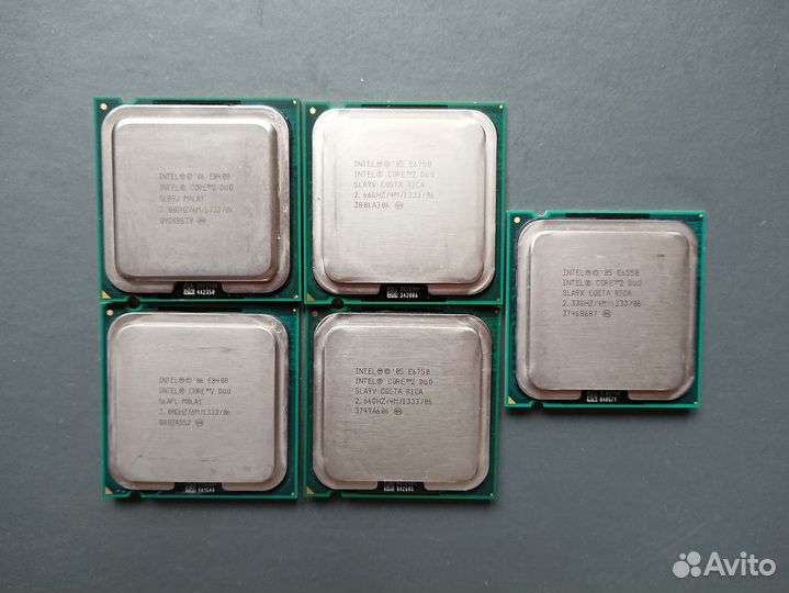 Процессоры Intel Core 2Duo E8400 3.00Ghz и другие