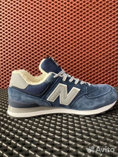 Меховые зимние кроссовки New Balance 574