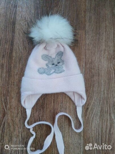 Шапка зимняядля девочки 44-46