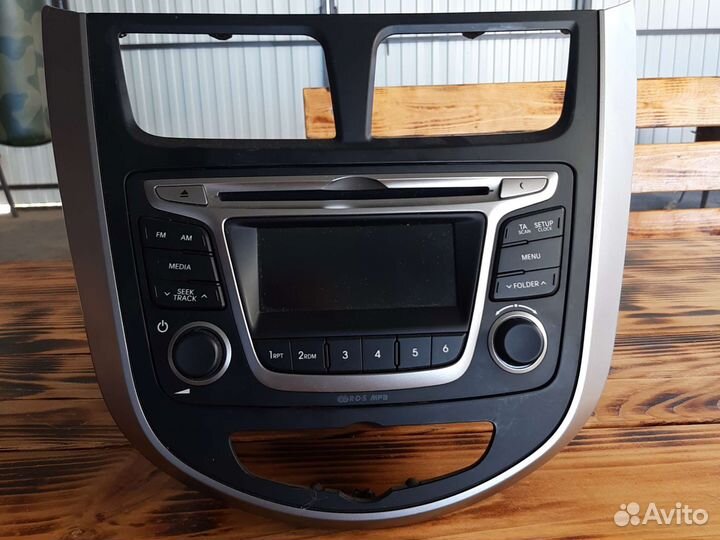Автомогнитола solaris 2011-2016