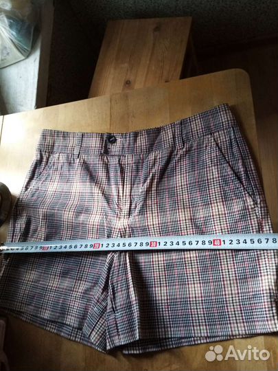 Шорты женские в клетку benetton 46 р-р