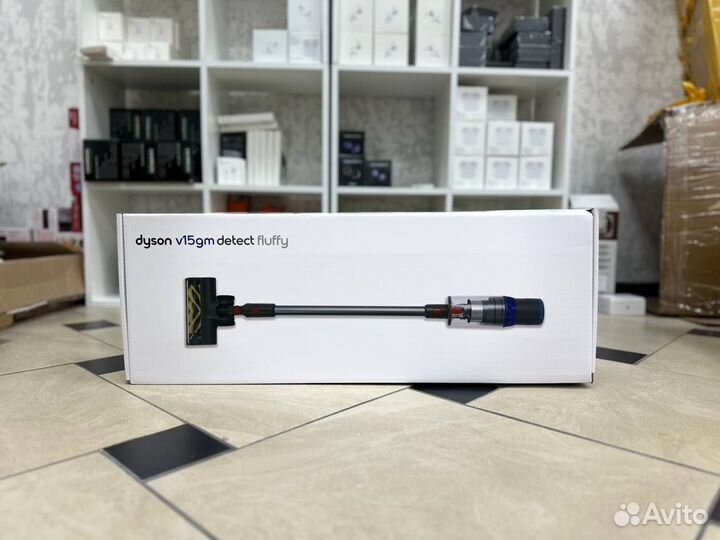 Пылесос dyson v15gm detect fluffy
