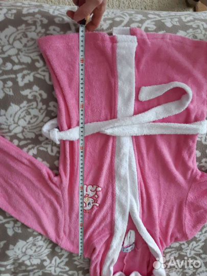 Халат махровый для девочки